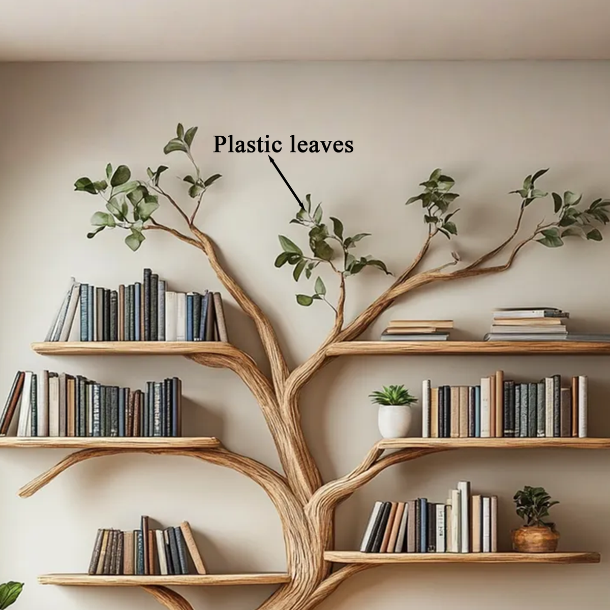 Driftwood Branch Shelf Floating Shelf Wall Mounted