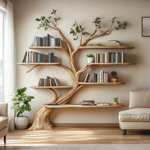 Driftwood Branch Shelf Floating Shelf Wall Mounted