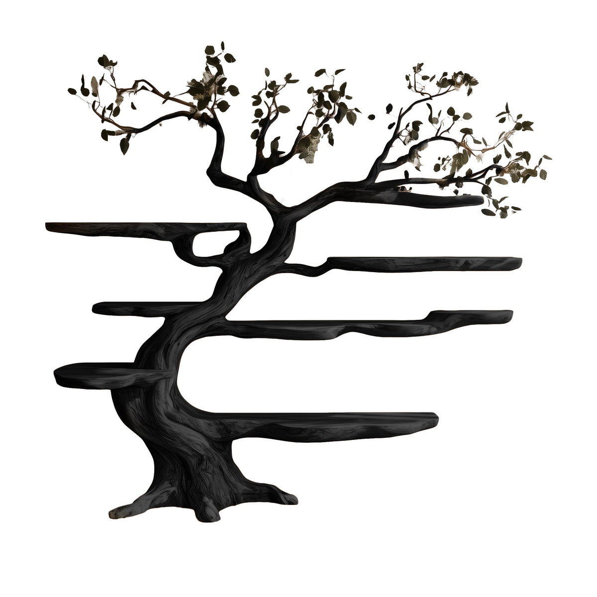 Arborealis Sculpted Solid Wood Tree Bookshelf